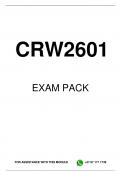 CRW2601 EXAM PACK 2024