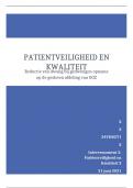 Leerpakket 8 Kerntaak 2 Patiëntveiligheid en kwaliteit (Deel 2)