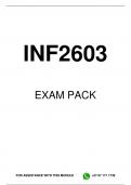 INF2603 EXAM PACK 2024