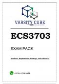 ECS3703  EXAM PACK 2023