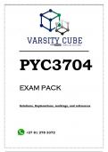 PYC3704 MCQ EXAM PACK 2023