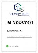 MNG3701 EXAM PACK 2023