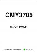 CMY3705 EXAM PACK 2023