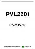 PVL2601 MCQ EXAM PACK 2024