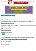 (2024 / 2025) PHTLS 10th Edition Pre & Post-Test and PHTLS 10th Edition Self-Test, Qs & Ans Covered, 100% Guarantee Pass (COMPLETE PACKAGE)