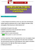 STUDY BUNDLE for PHTLS 10th Edition Self-Test, Pre & Post-Test and PHTLS 10th Edition Final Exam (2024 / 2025) Qs & Ans (COMPLETE PACKAGE)