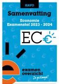 Samenvatting Economie Examen HAVO 2024