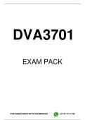 DVA3701 EXAM PACK 2023