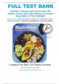  Nutrition: Concepts and Controversies, 5th Edition, Frances Sizer, Ellie Whitney, Leonard Piché,-Test Bank