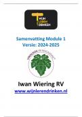 Vinoloog van de Wijnacademie Module 1 (2024)