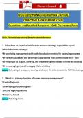 WGU C202 Objective Assessment Exam (2024 / 2025) Updated Questions and Verified Answers, 100% Guarantee Pass 