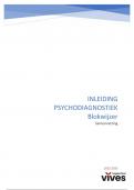 Samenvatting  Psychodiagnostiek blokwijzer psychologische testen