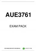 AUE3761 EXAM PACK 2024