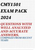 CMY1501 MCQ EXAM PACK 2024