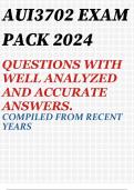 AUI3702 EXAM PACK 2024