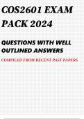 COS2601 EXAM PACK 2024