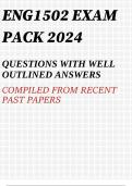 ENG1502 EXAM PACK 2024