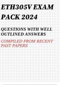 ETH305V EXAM PACK 2024