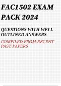 FAC1502 EXAM PACK 2024