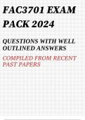 FAC3701 EXAM PACK 2024