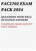 FAC3702 EXAM PACK 2024