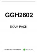 GGH2602 MCQ EXAM PACK 2023