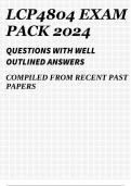 LCP4804 EXAM PACK 2024