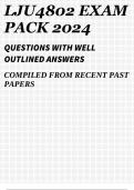 LJU4802 EXAM PACK 2024