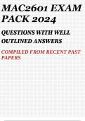 MAC2601 EXAM PACK 2024