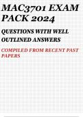 MAC3701 EXAM PACK 2024