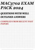 MAC3702 EXAM PACK 2024