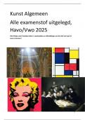 alle examenstof kunst algemeen samenvatting 2024/2025