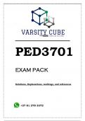 PED3701 EXAM PACK 2023