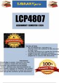 LCP4807 Assignment 1 Semester 1 - DUE 2 April 2024