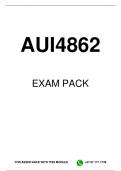 AUI4862 EXAM PACK 2024