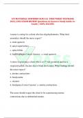 ATI MATERNAL NEWBORN NUR 412  PROCTORED TESTBANK 2022/2023 EXAM REVIEW Questions & Answers Study Guide A+ Grade | 100% SOLVED