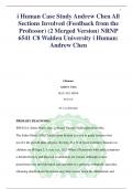 i Human Case Study Andrew Chen All Sections Involved (Feedback from the Professor) (2 Merged Version) NRNP 6541 C8 Walden University i Human: Andrew Chen