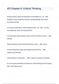 Critical Care HESI & ATI Critical Thinking  ALL BUNLEDE TOGETHER !!! FULL SOLUTION !! ACTUAL EXAMS & TESTS 2023 ( A+ GRADED 100% VERIFIED)