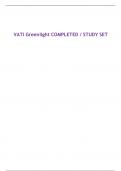 VATI Greenlight COMPLETED / STUDY SET