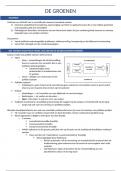 Samenvatting - groenen en vlaams blok