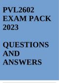 PVL2602 EXAM PACK 2023