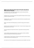 WGU C215 CH12 Pre/Post Quiz & Practice Questions With Correct Answers 