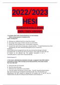 2022/2023 HESI FUNDAMENTALS EXAM 100%/100%.VERIFIED