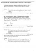 NURS 6630 MIDTERM EXAM 1 QUESTION AND ANSWERS A+ GRADED LATEST