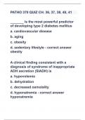 PATHO 370 QUIZ CH. 36, 37, 38, 40, 41|2023 LATEST UPDATE|GUARANTEED SUCCESS