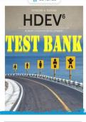 TEST BANK HDEV 6th Edition by Spencer A. Rathus. ISBN 9780357040843, 0357040848. Complete Chapters 1-19.