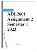 ADL2601 Assignment 2 Semester 1 2023 