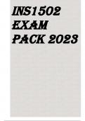 INS1502 EXAM PACK 2023