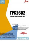 TPG2602 ASSIGNMENT 50 PORTFOLIO 2023