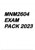 MNM2604 EXAM PACK 2023